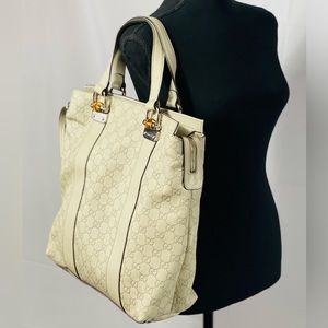Flawless Gucci Ssima!: Authentic shoppers tote bamboo
